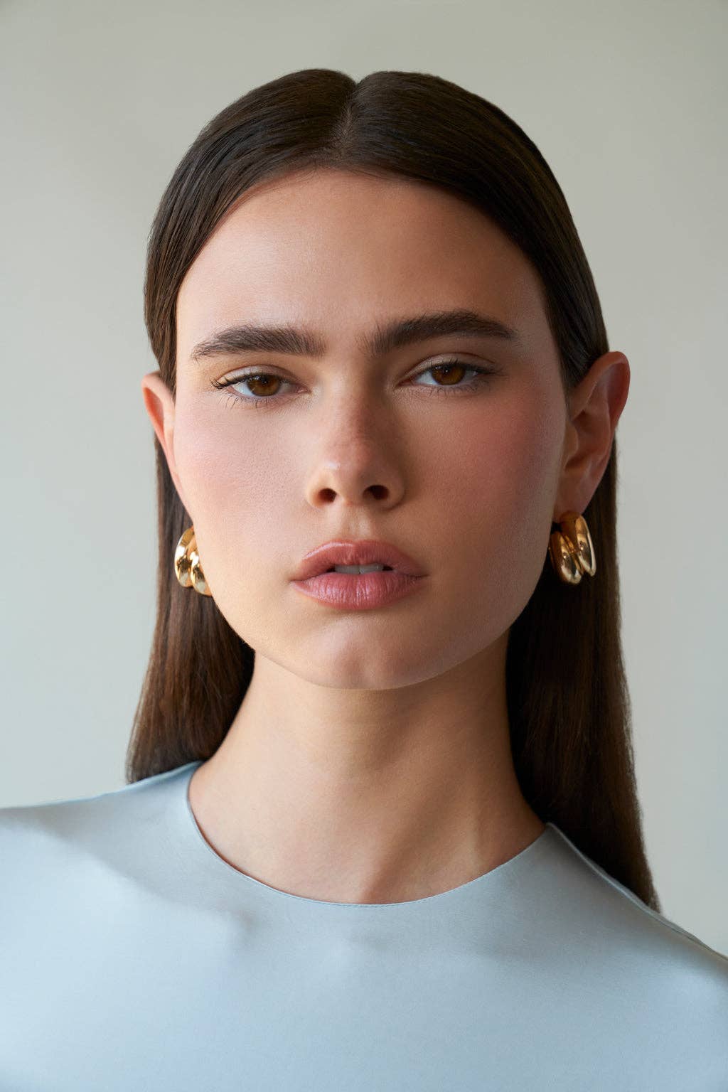 Manon Earrings, Gold