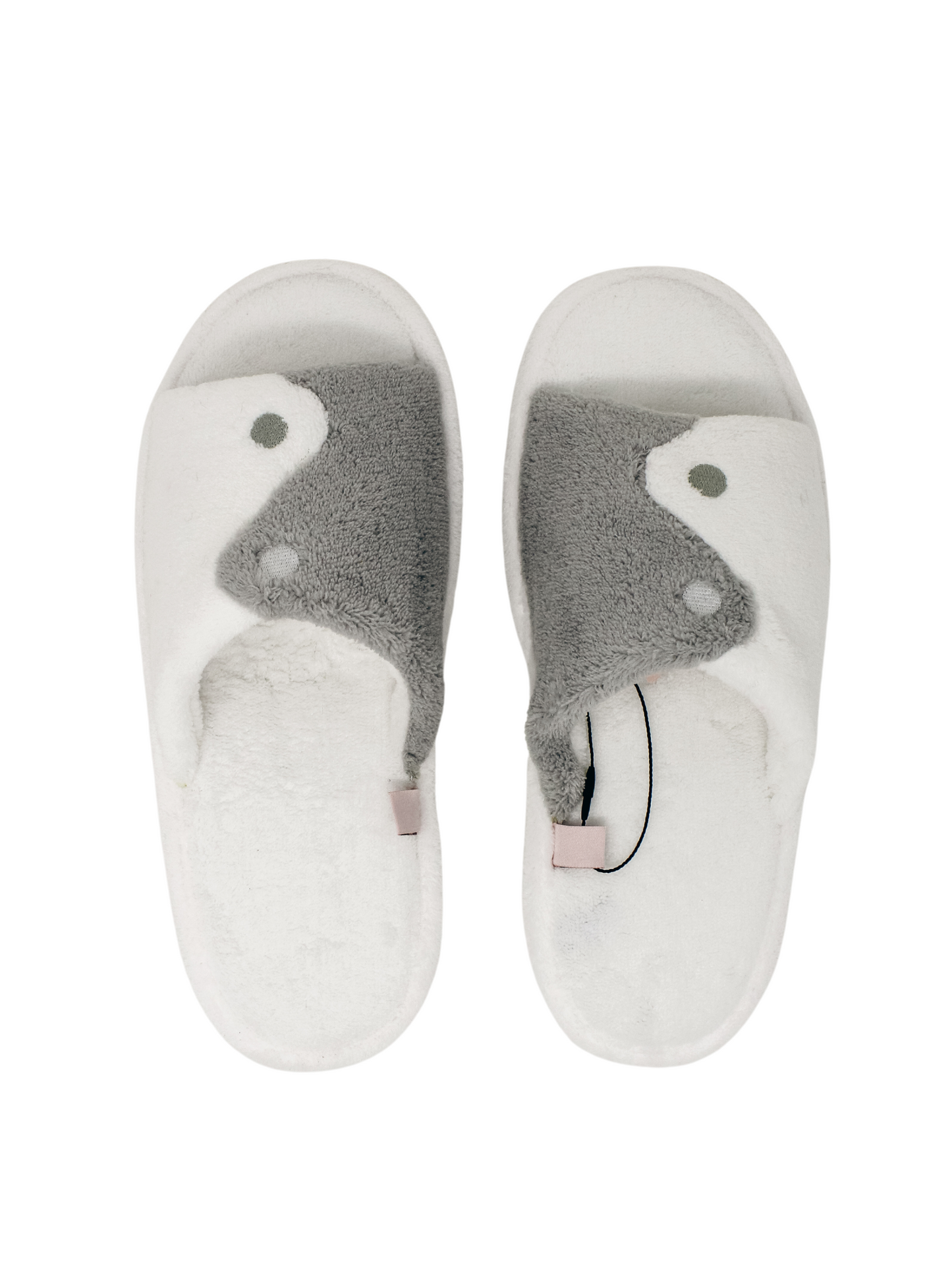 Yin & Yang Slipper, Gray