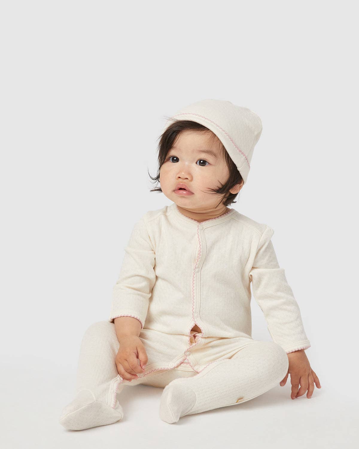 Rory Onesie Set, Rose Water