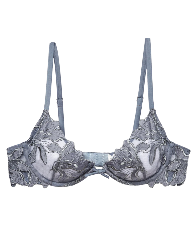 Lily Embroidery Plunge Demi Bra, Mr. Grey