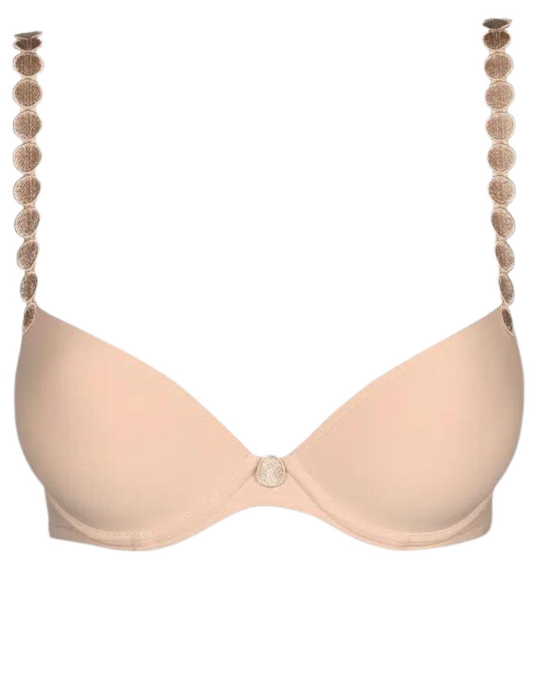Tom Padded Plunge Bra, Café Latte