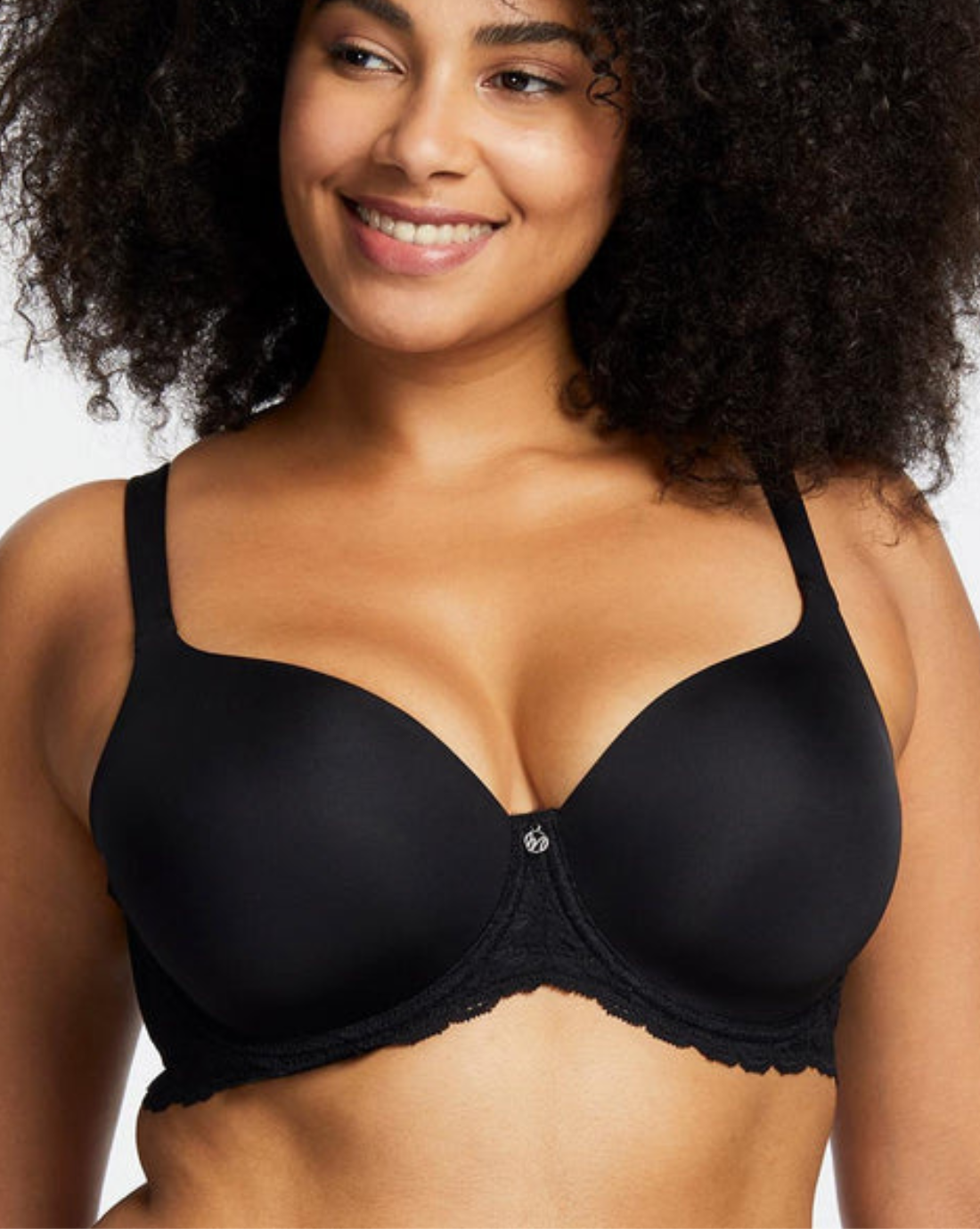 Pure Plus Full Coverage T-shirt Bra, black