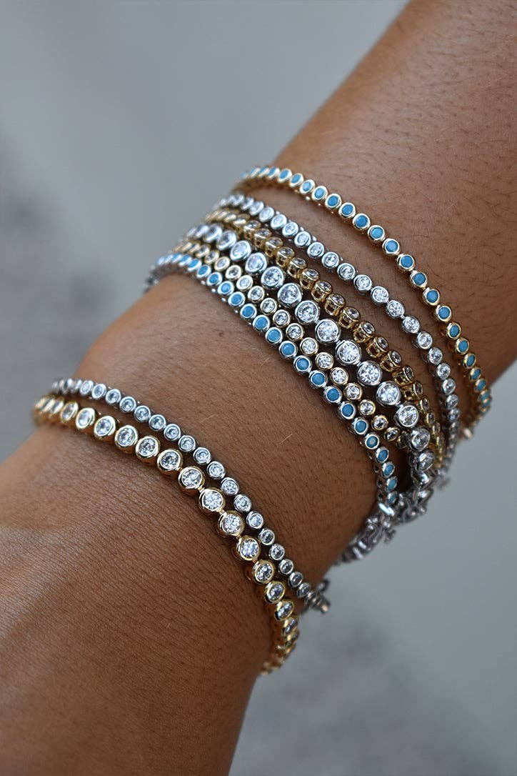 Tq Mini Reese Tennis Bracelet