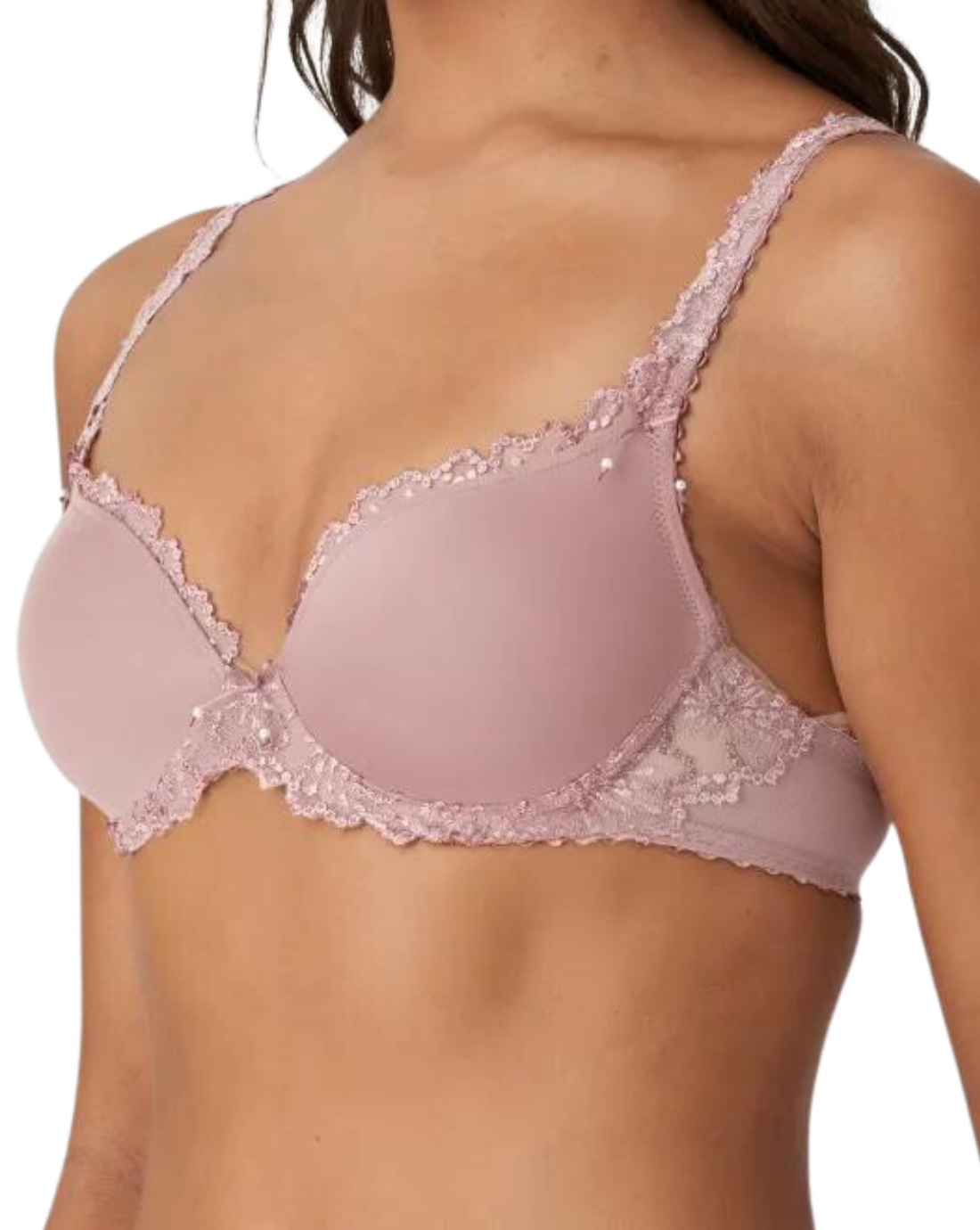 Jane Heartshape Padded Bra, Bois De Rose