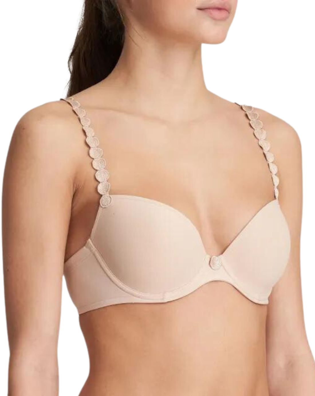 Tom Padded Plunge Bra, Café Latte