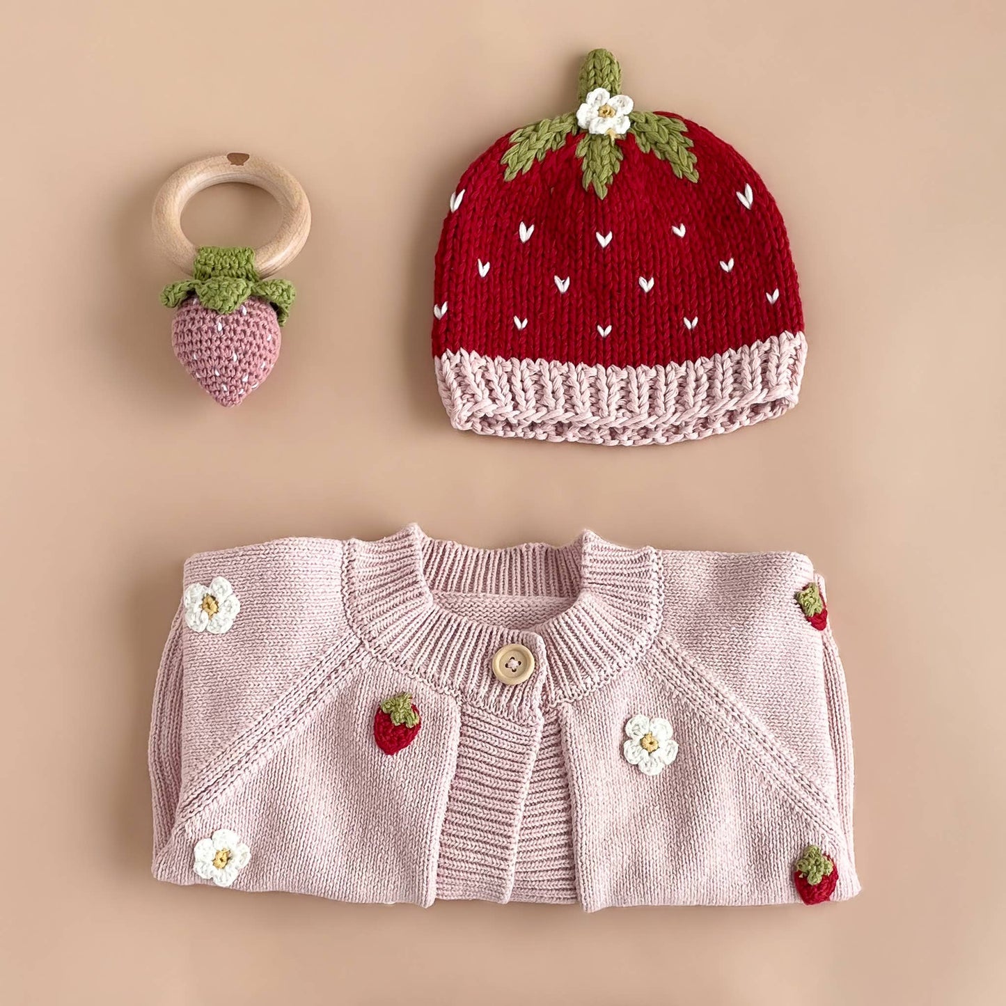 Strawberry Baby Beanie