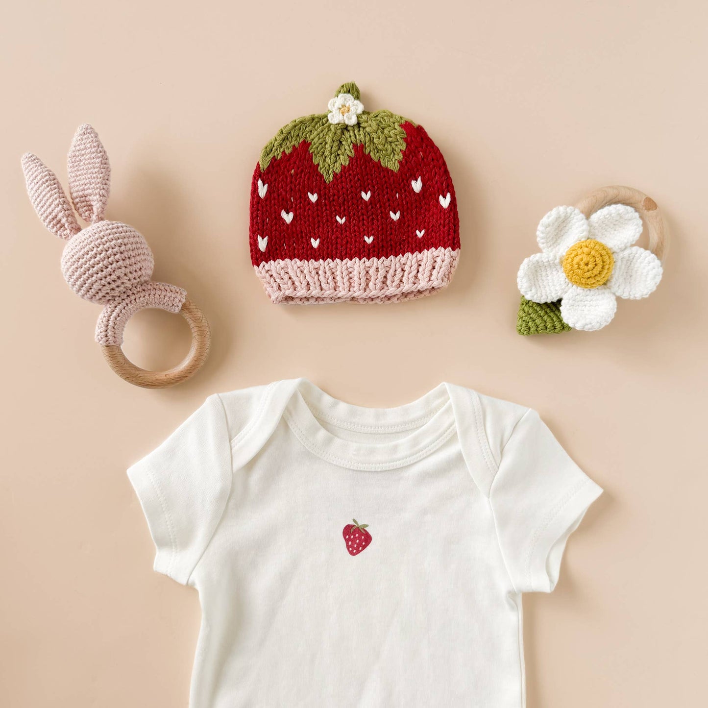 Strawberry Baby Beanie
