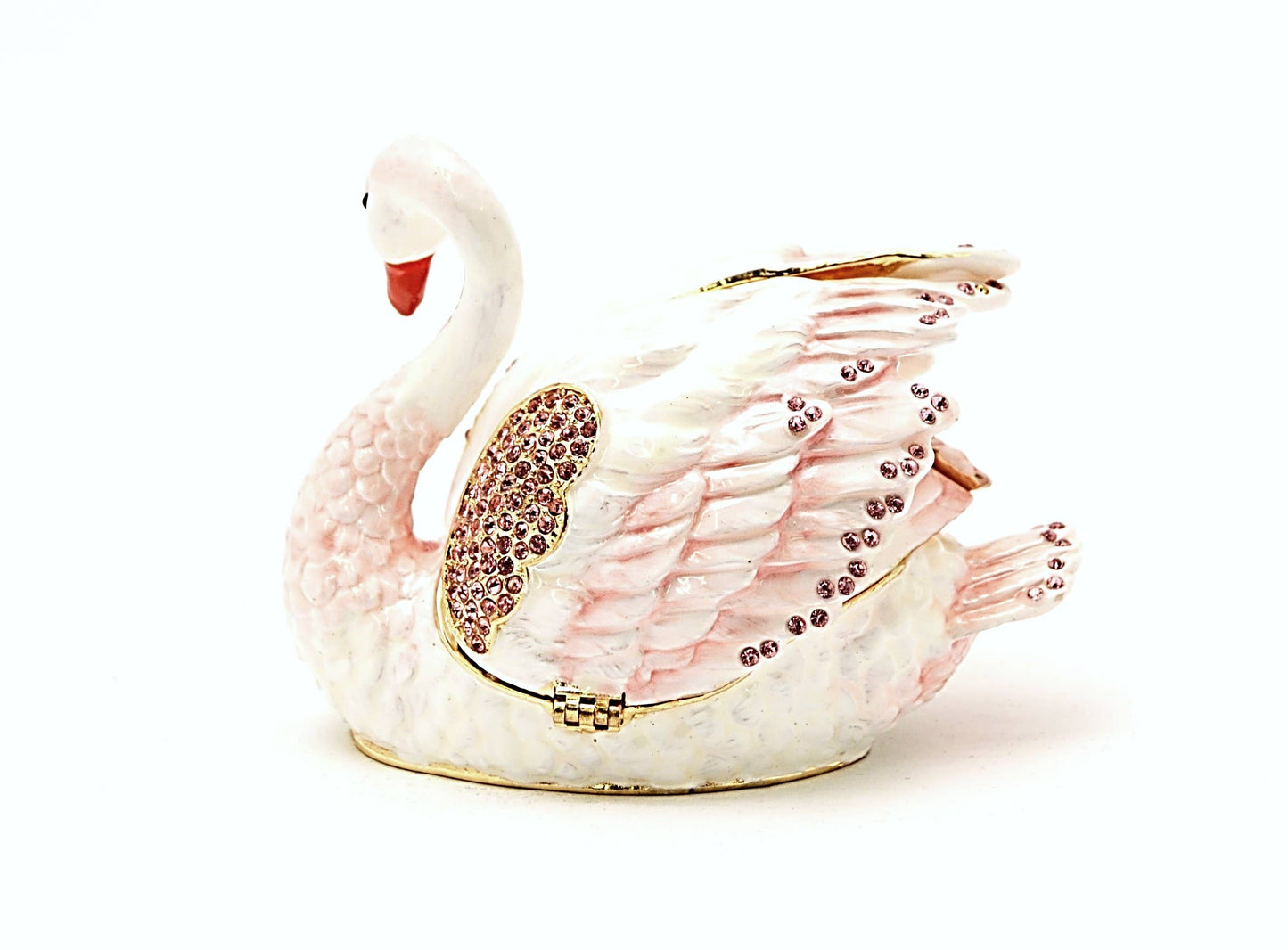 Swan Trinket Box, Pink