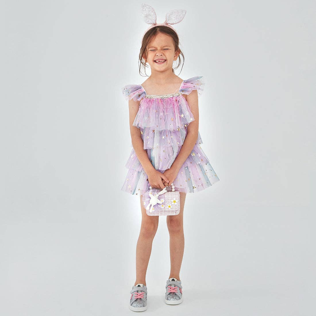 Layered Dress, Purple