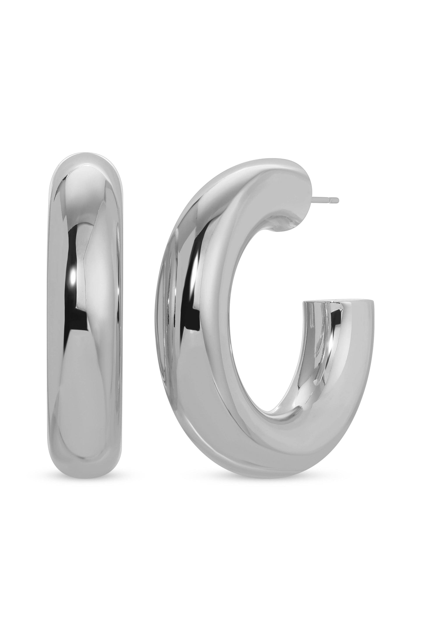 SLOANE HOOPS, MEDIUM: GOLD