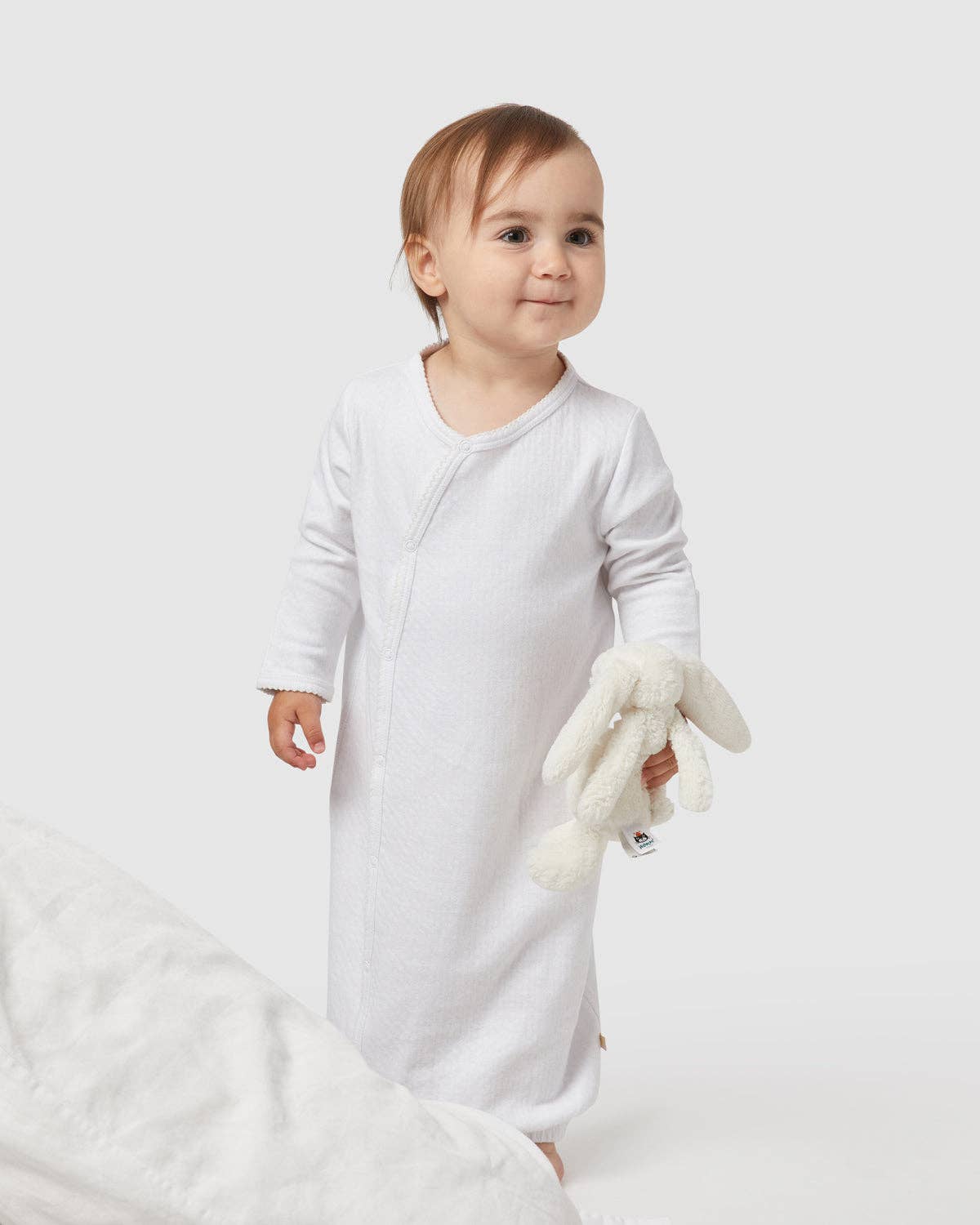 Zoe Night Gown, Chalk