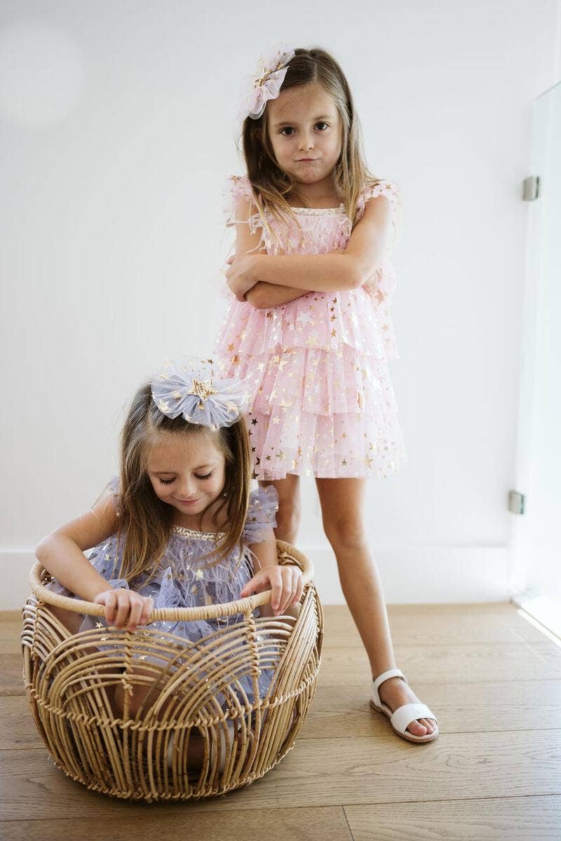 Layered Dress, Ivory Stars