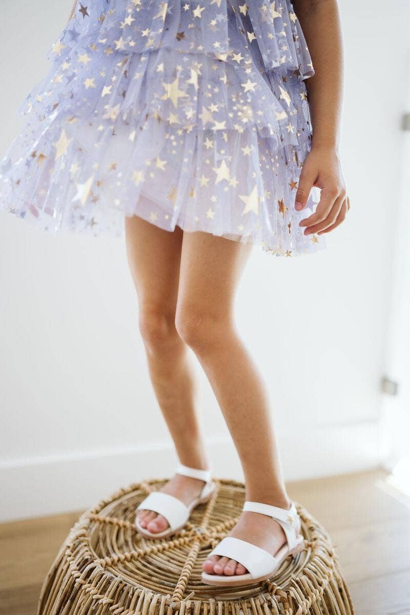 Layered Dress, Ivory Stars
