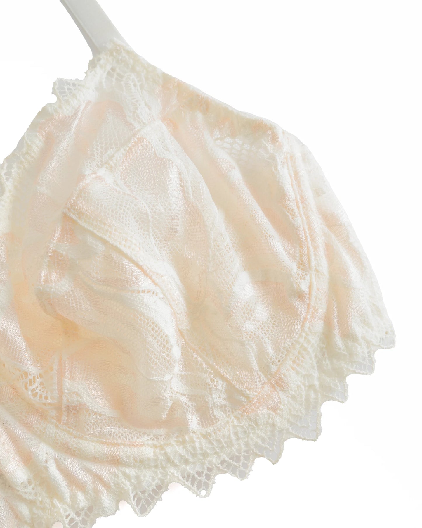 Cosabella Encantata Side Support Bra-Moon Ivory/Pink Lilly