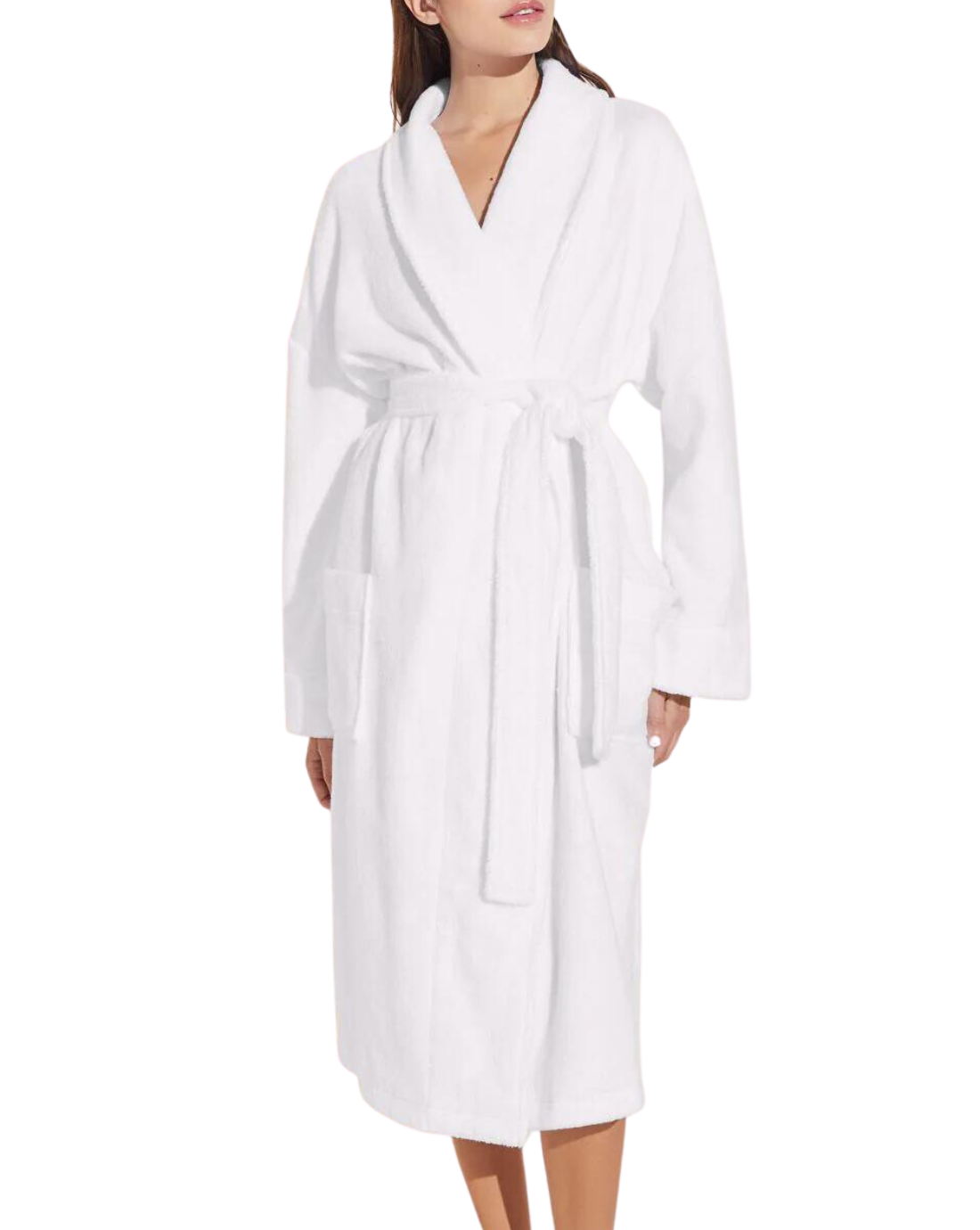 Terry Gender Neutral Robe, White