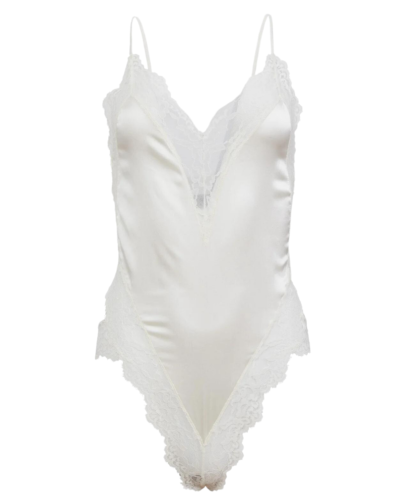 Venus Lace Teddy, Ivory