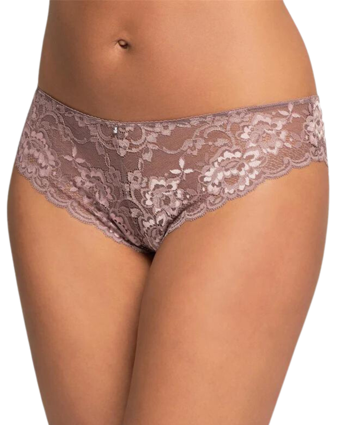 Brazilian Lace Panty, almond spice