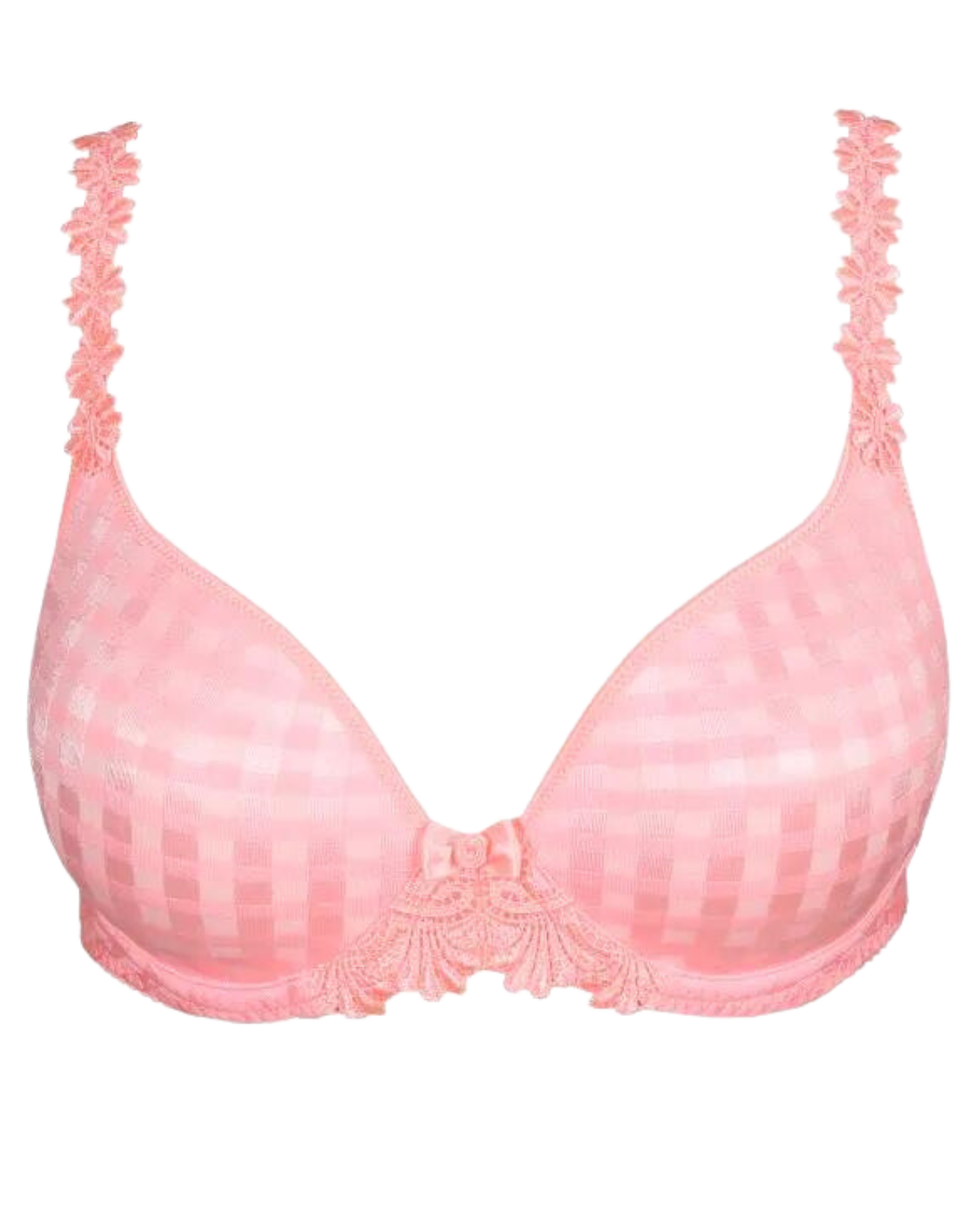 Avero Non Padded Seamless Full Cup Bra, Pink Parfait