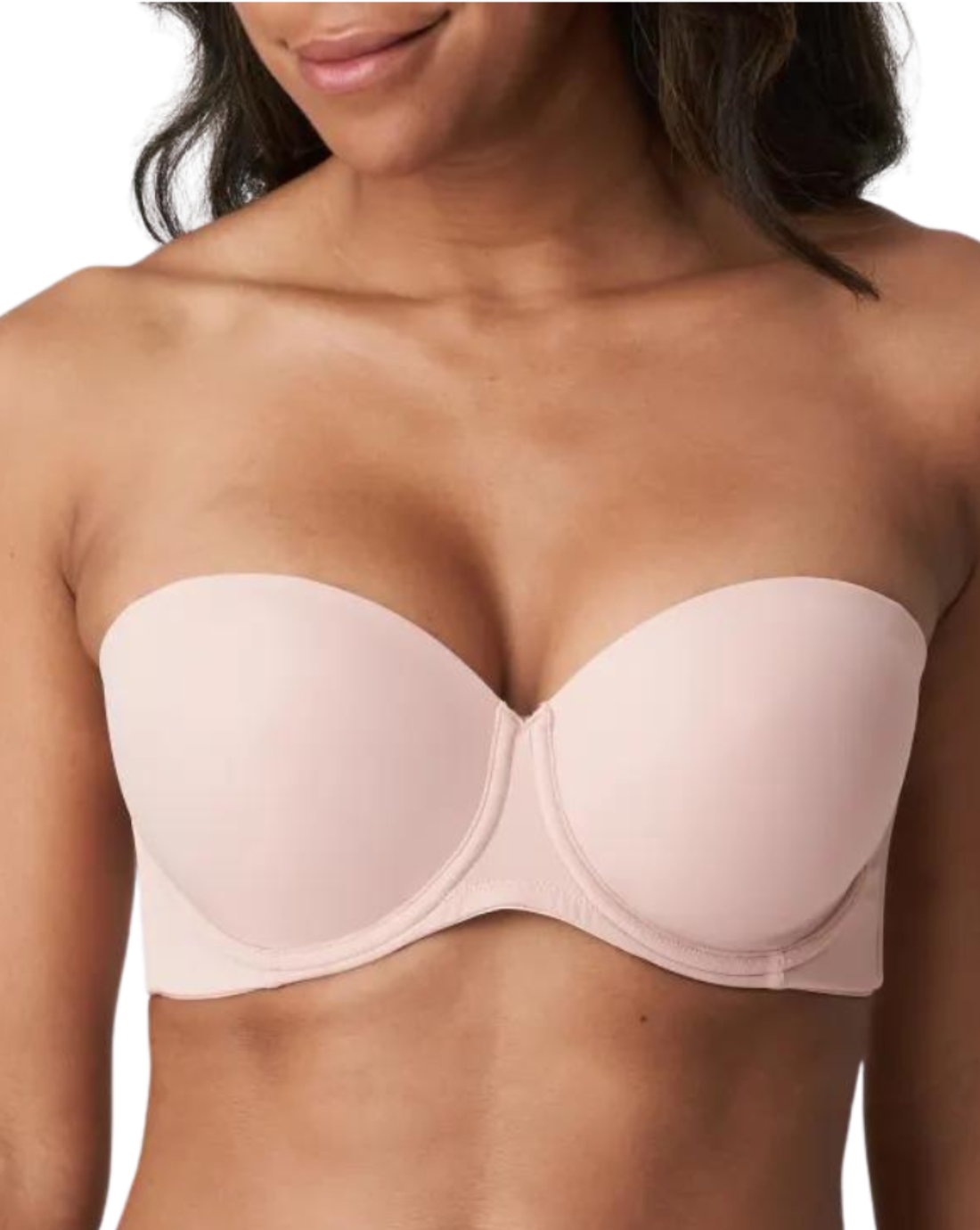 Figuras Padded Bra Strapless, Powder Rose