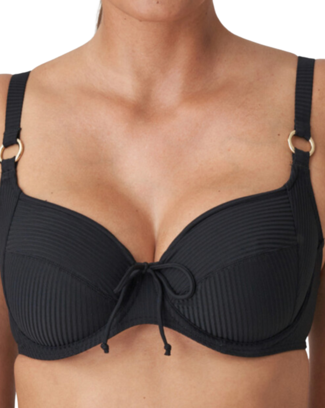Sahara Unlined Bikini Top, black