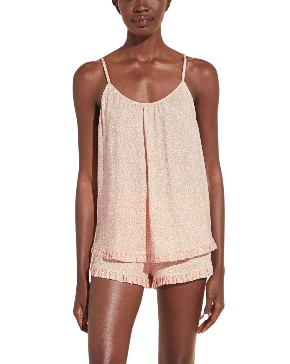 Gisele Cami & Short PJ Set, Animale Rose Cloud