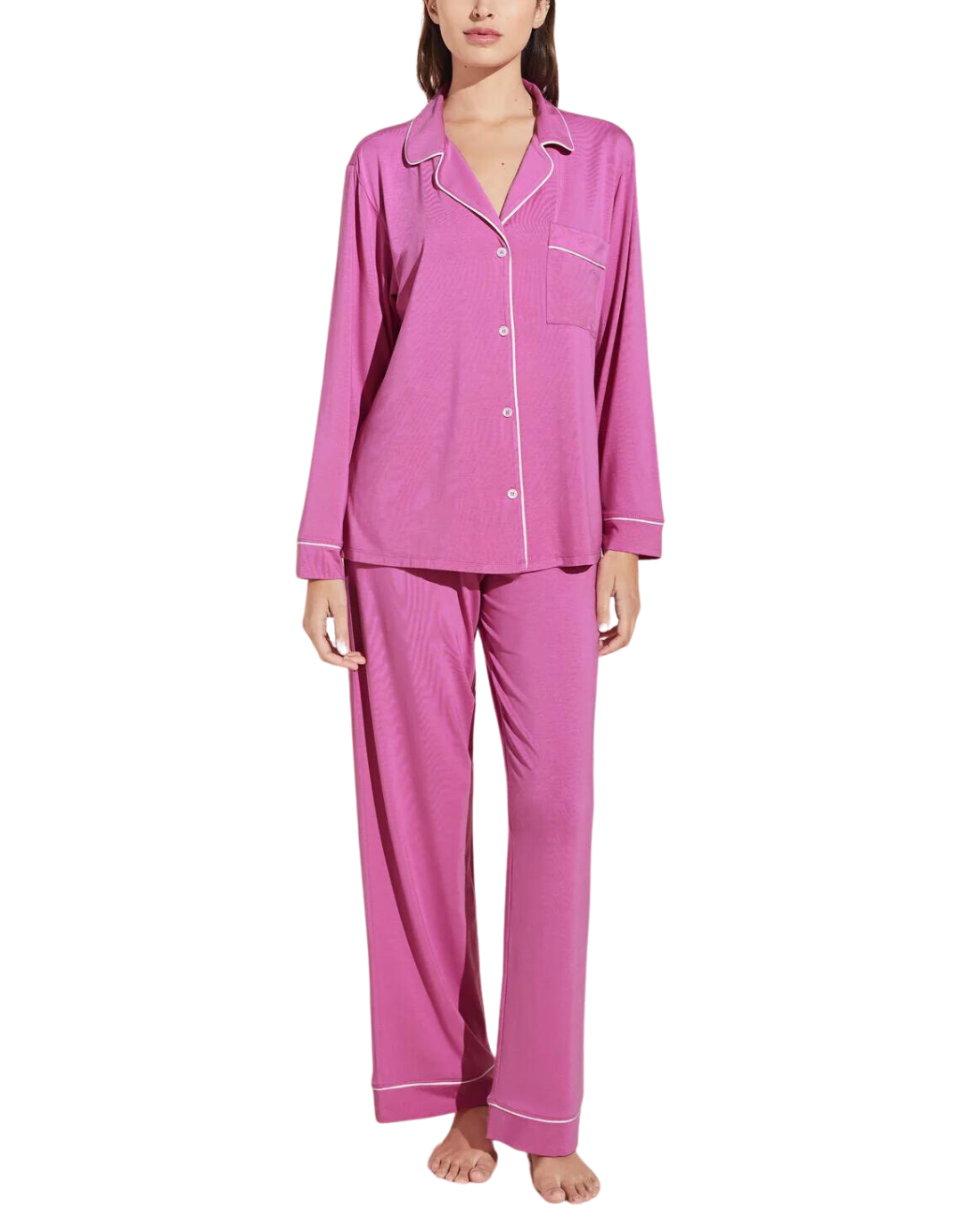 Gisele Long PJ Set, Italian Rose