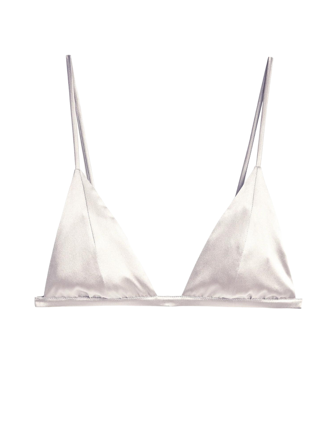 Luxe Triangle Bra, Ivory