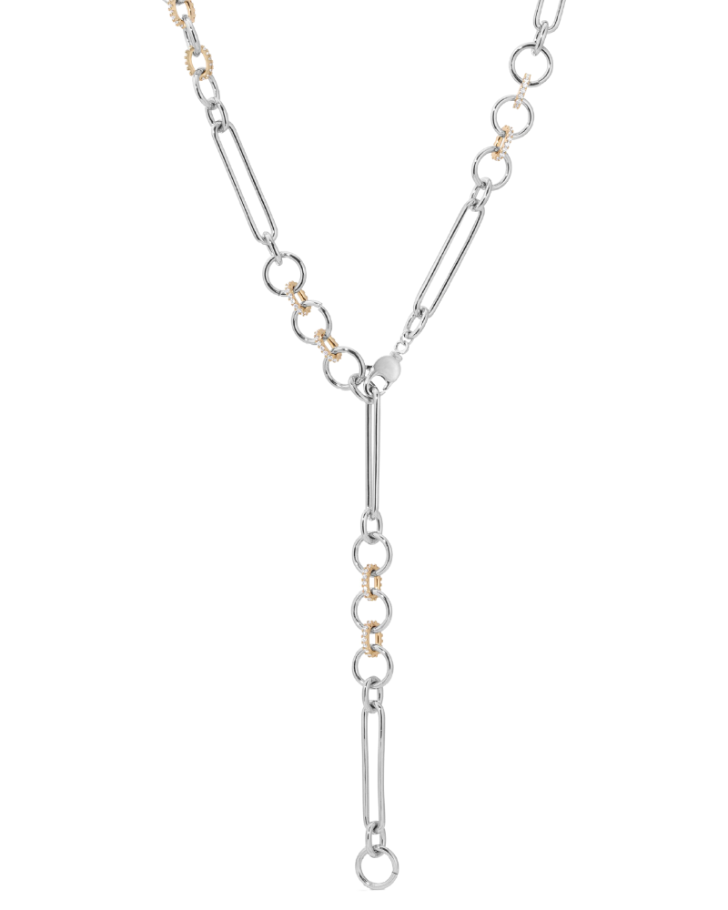 Gwyneth Link Lariat, Silver