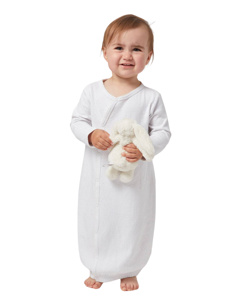 Zoe Night Gown, Chalk