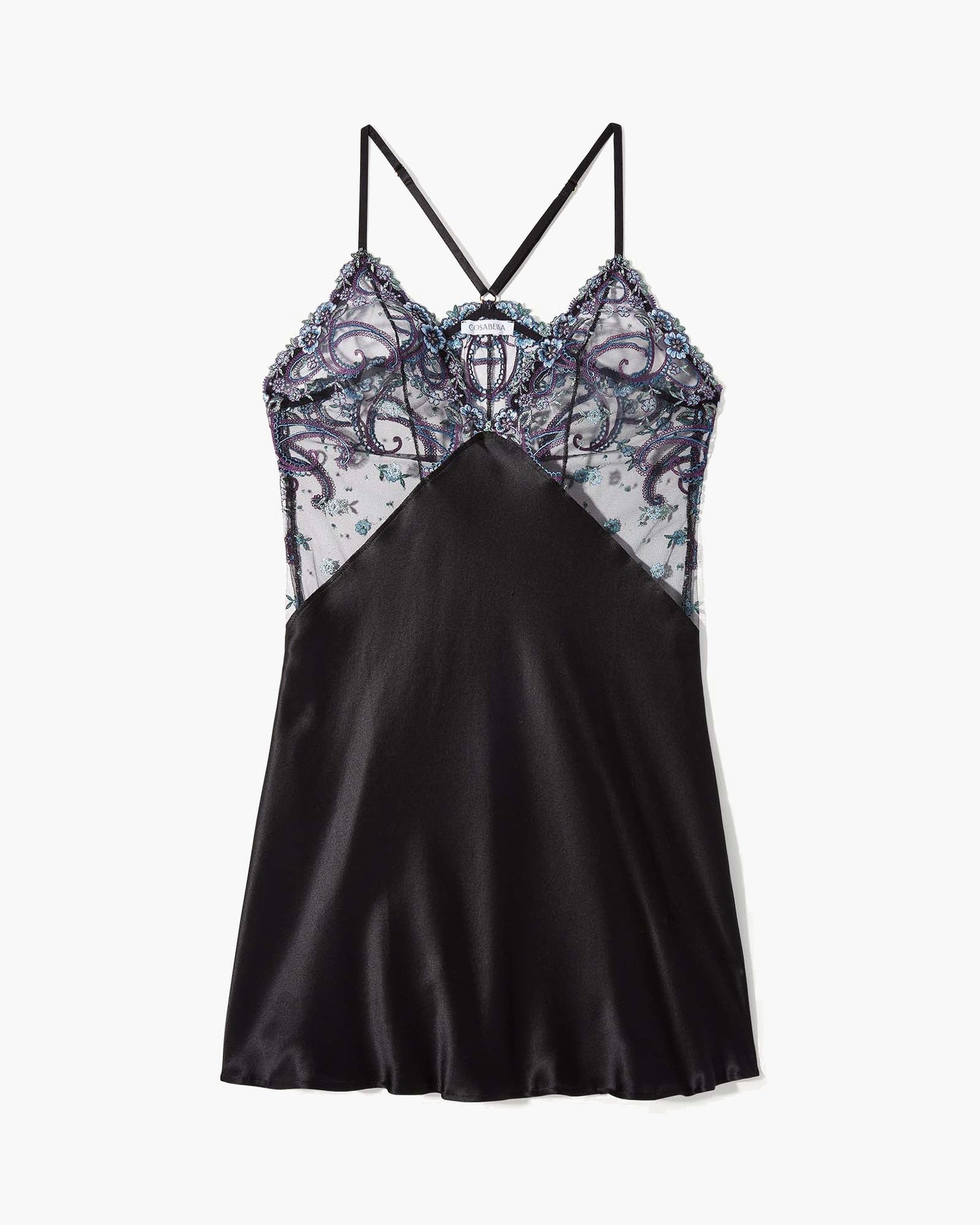 Sanika Italian Nightie Black Fontana