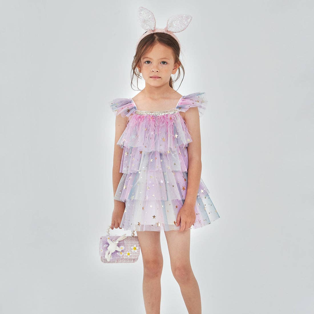 Layered Dress, Purple