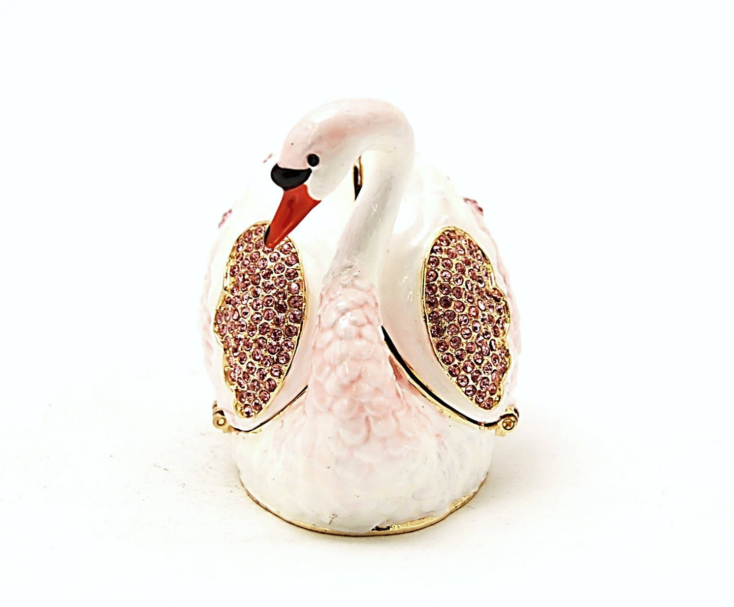 Swan Trinket Box, Pink