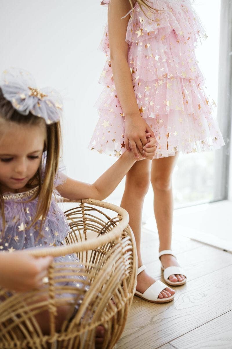 Layered Dress, Ivory Stars