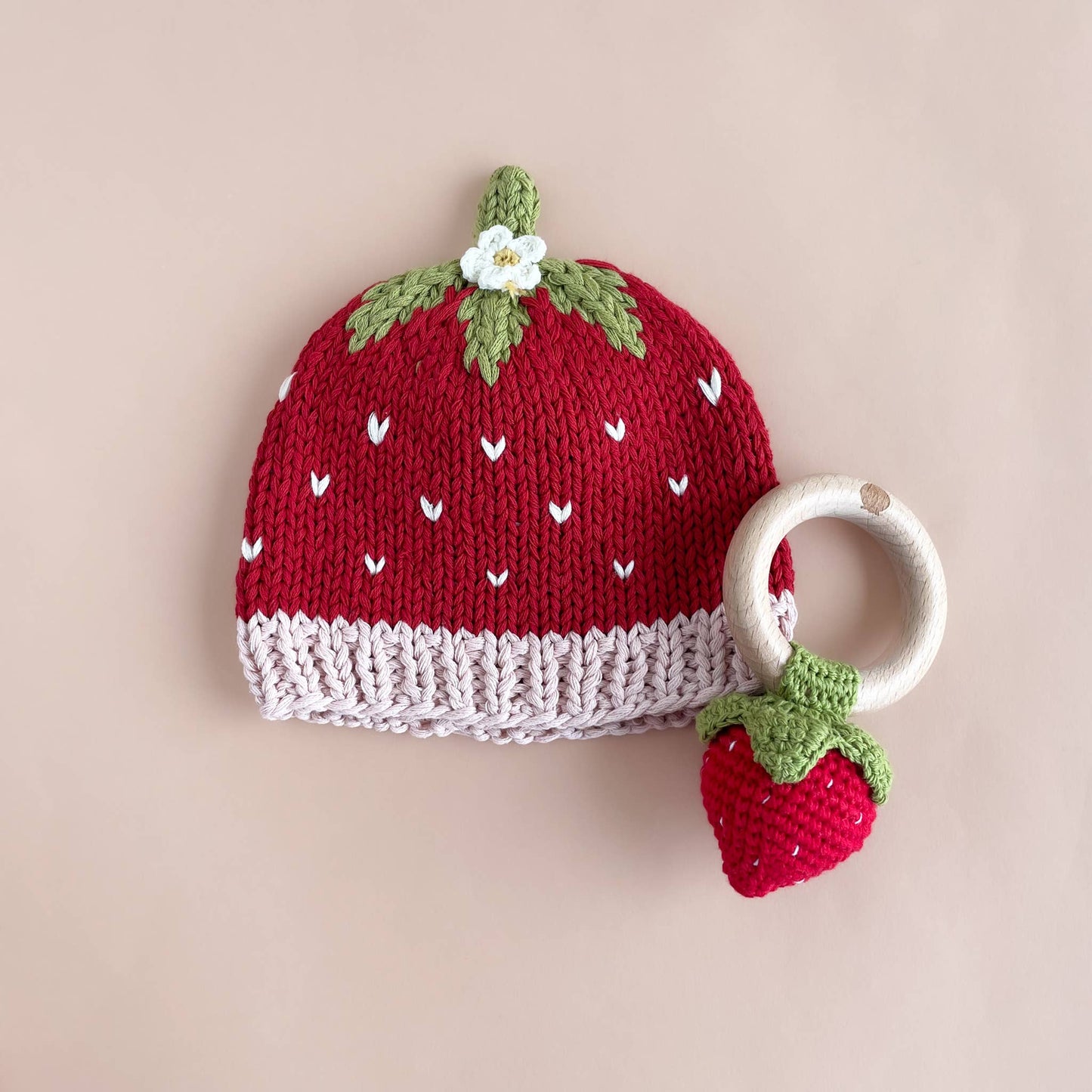 Strawberry Baby Beanie