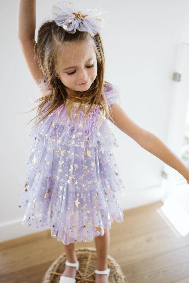 Layered Dress, Ivory Stars