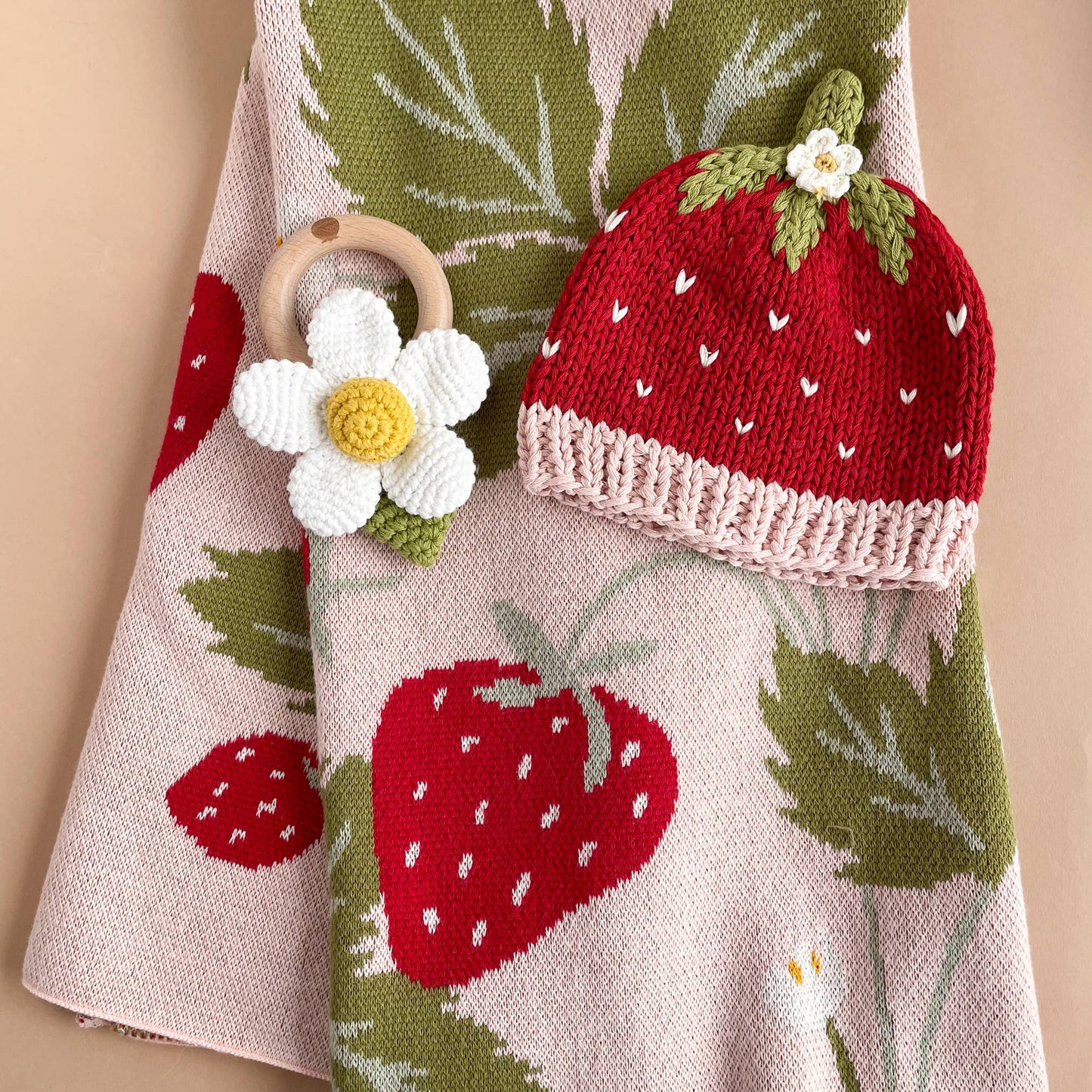 Strawberry Baby Beanie
