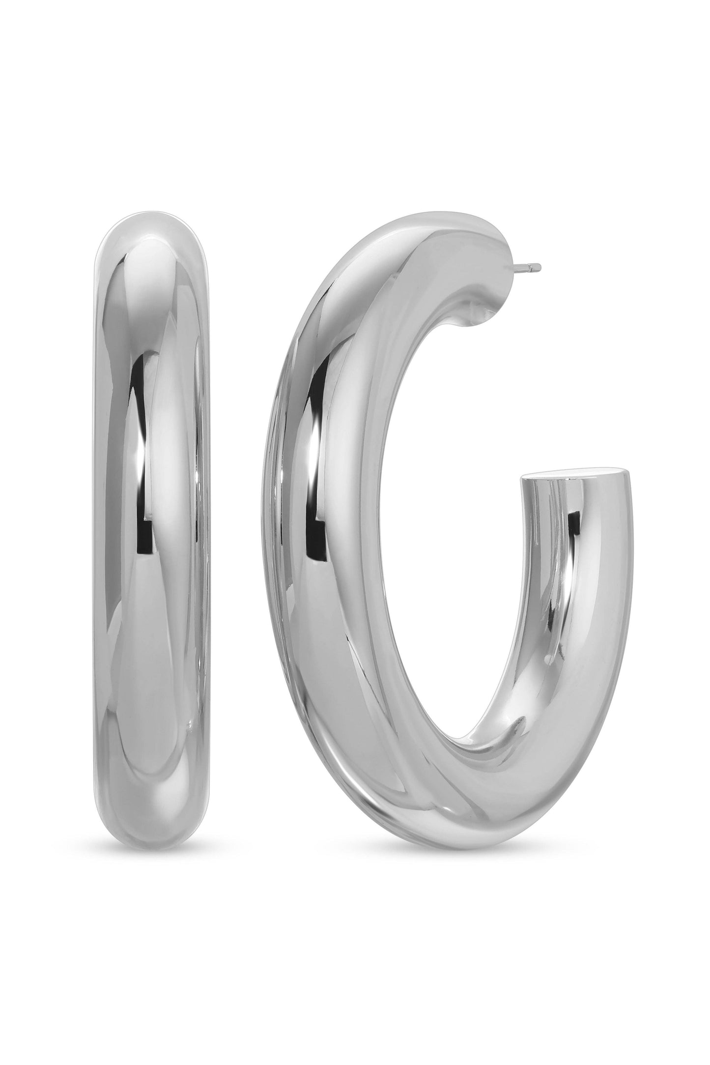 SLOANE HOOPS, LARGE: GOLD