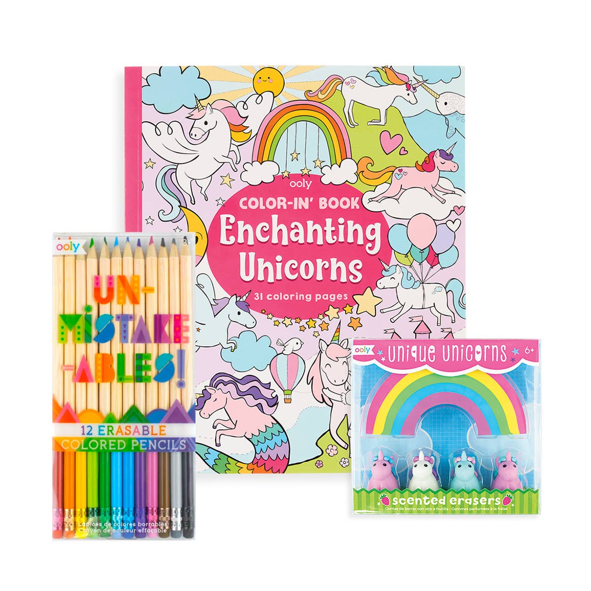 Unique Unicorn Erasable Coloring Pack