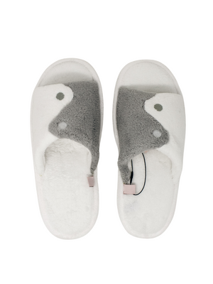 Yin & Yang Slipper, Gray
