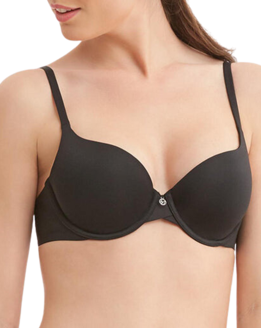 Pure Demi Cup T-Shirt Bra, black