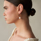 Luna Baroque Pearl Earrings, Gold