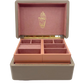 Mini Trunk Classic Jewelry Box, Taupe