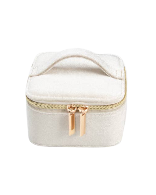Kismet Travel Jewelry Case with Pouch, Ivory