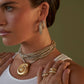 Medium Pave Sloane Hoops