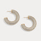 Medium Pave Sloane Hoops