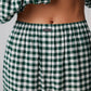 Brushed Flannel Shaped Pant, Verdant Check