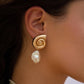 La Mer Baroque Shell Earring, Gold