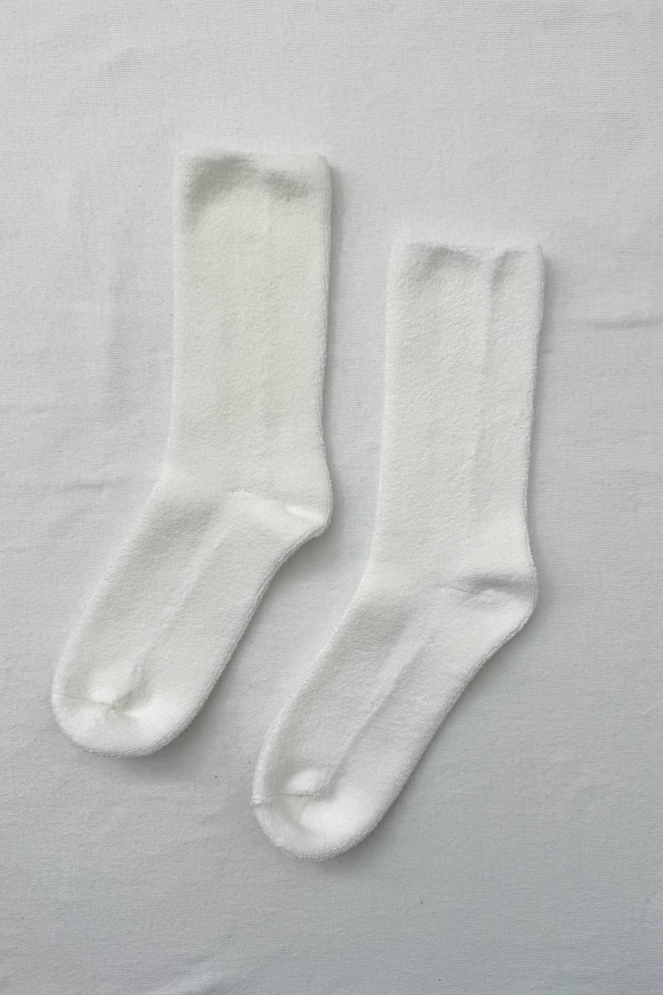 Extended Cloud Socks, Classic White