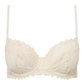 Cosabella Encantata Side Support Bra-Moon Ivory/Pink Lilly