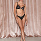 Le Stretch Lace Cheeky, Black